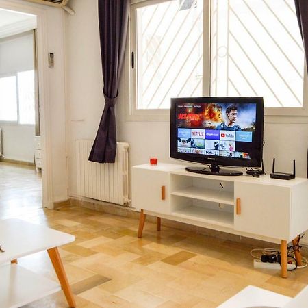 Cosy Apartment @ La Marsa Corniche-Beach Exterior foto